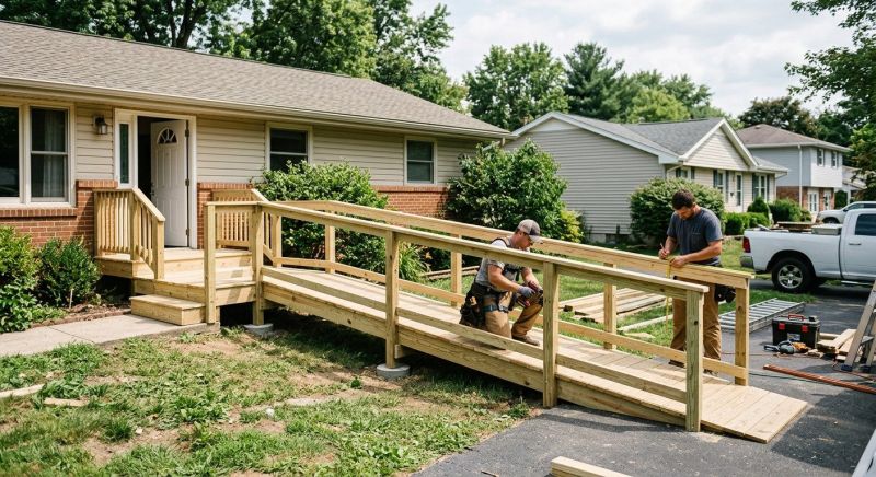 Accessible Ramp Installation in Wilmington, NC