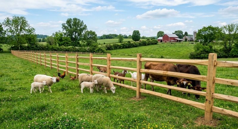 Ranch Fence Construction in Sacramento, CA