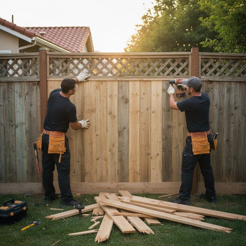 Local Wood Fence Installation pros at work