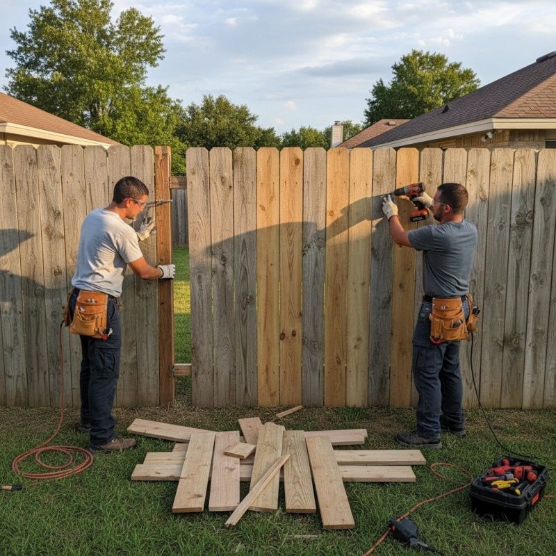 Wood Fence Installation