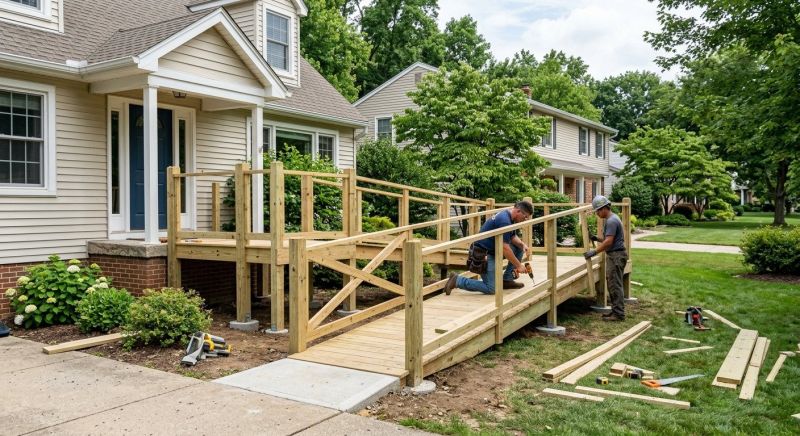 Accessible Ramp Installation in Conroe, TX