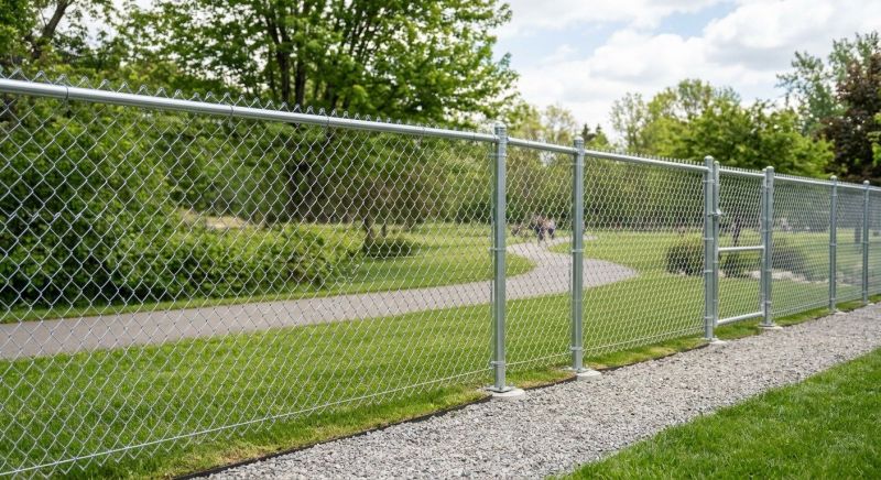 Metal Mesh Fence Installation in Roseville, CA