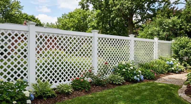 Pvc Lattice Fence Installation in Alpharetta, GA