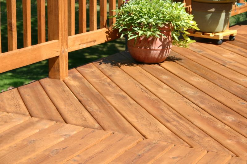 Redwood Deck Installation in Worcester, MA