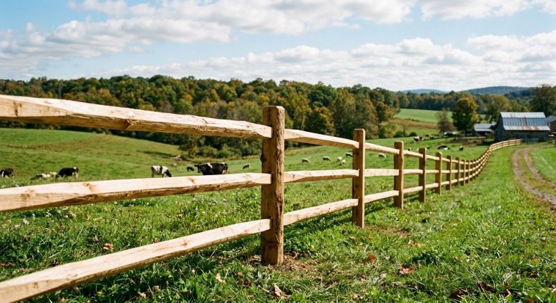 Rustic Fence Installation in Sacramento, CA
