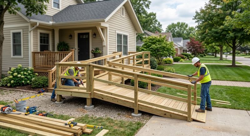 Wheelchair Ramp Construction in Kansas City, KS